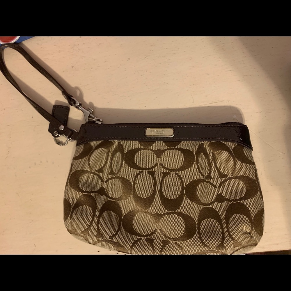 Vintage Coach wristlet